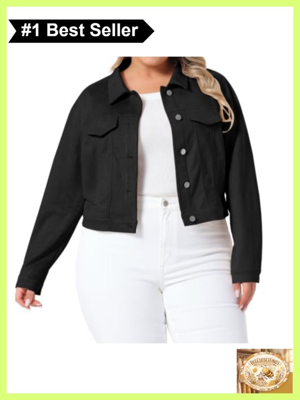 Plus Size Crop Moto Biker Suede Faux Leather Jacket Button Front